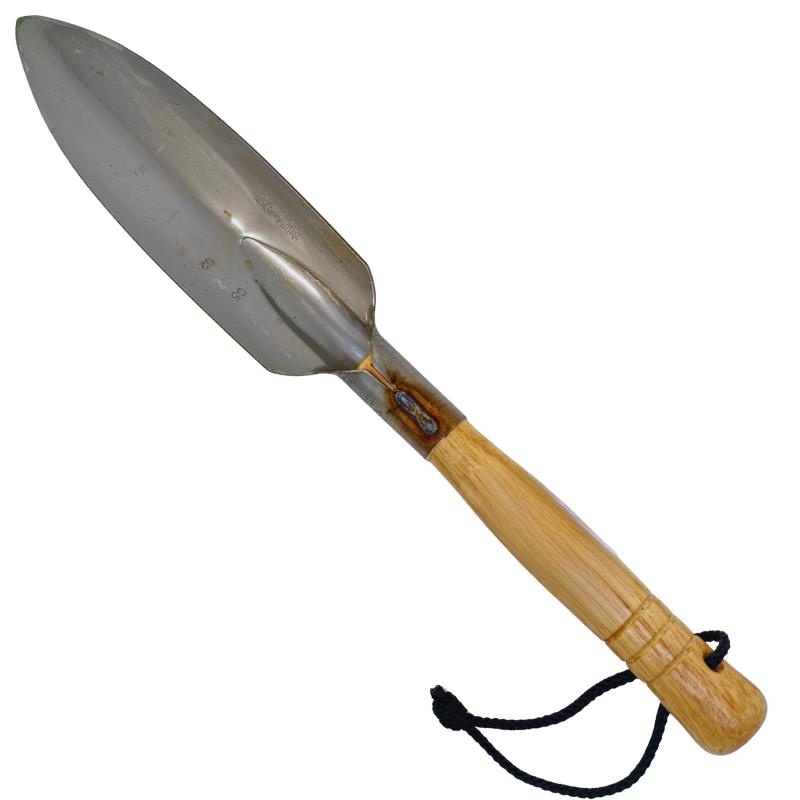 白鋼窄長移植鏝(刻度型)